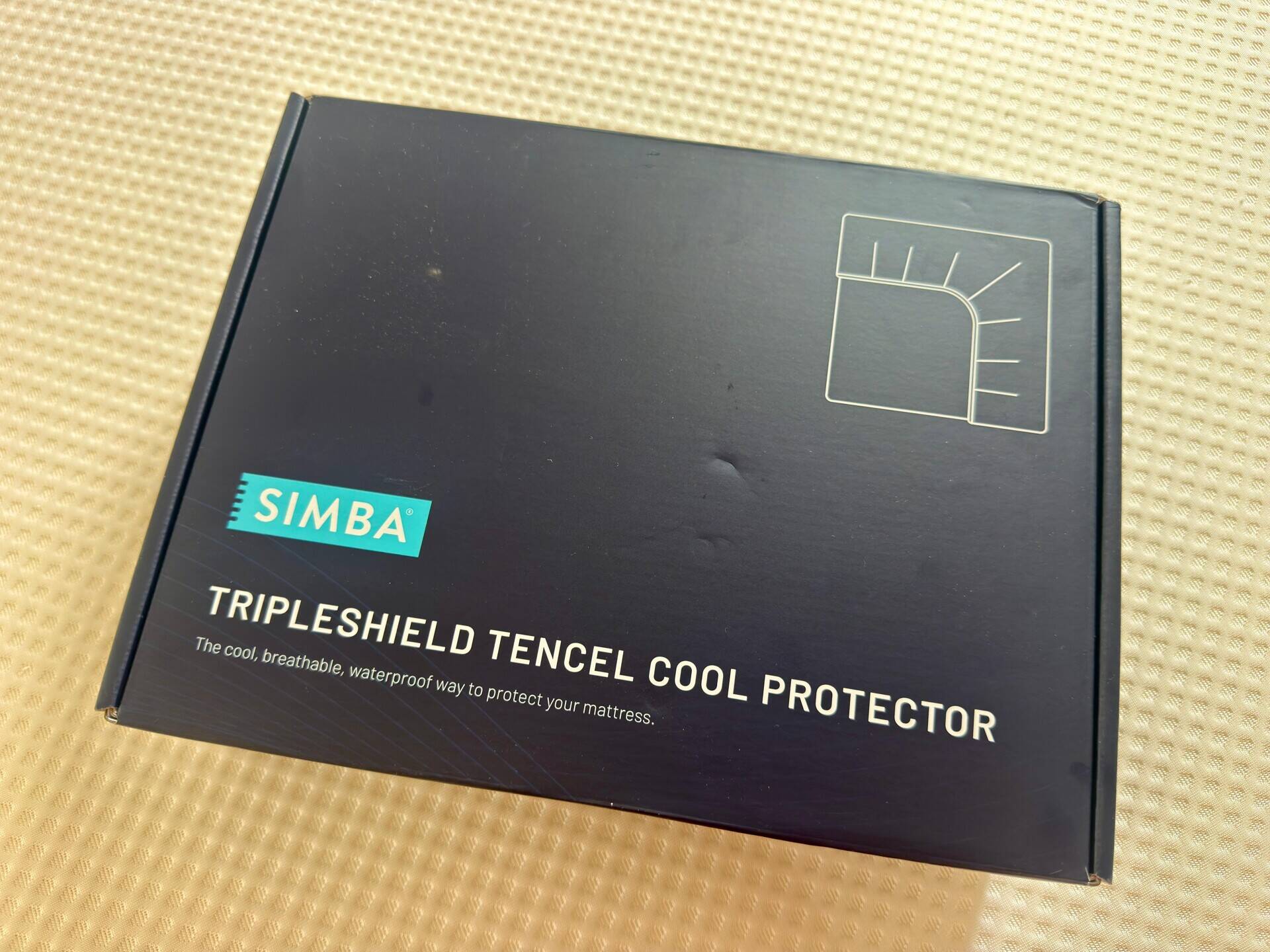 simba mattress protector in box
